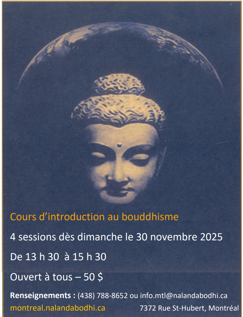 INT 101 - La vie du Bouddha et le cheminement spirituel